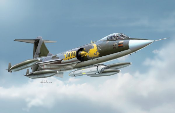 

Модель самолета Italeri F - 104 G RECCE, масштаб 1:72, артикул 1296