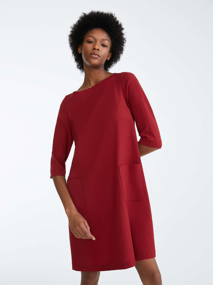 

Платье MaxMara  Бордовое 62261199000, Платье MaxMara 42 Бордовое 62261199000