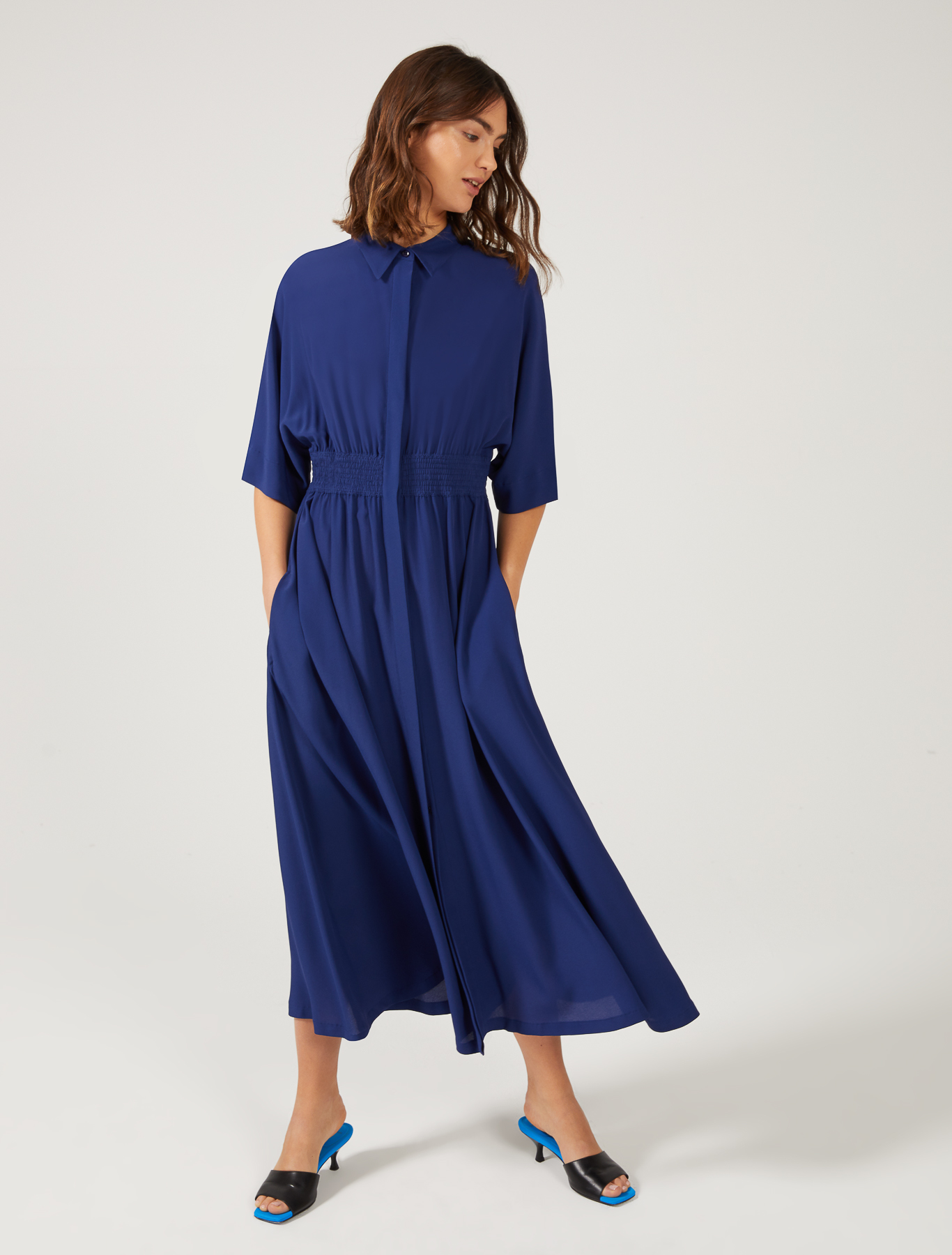 

Платье MaxMara  Синее 72211104000, Платье MaxMara 42 Синее 72211104000