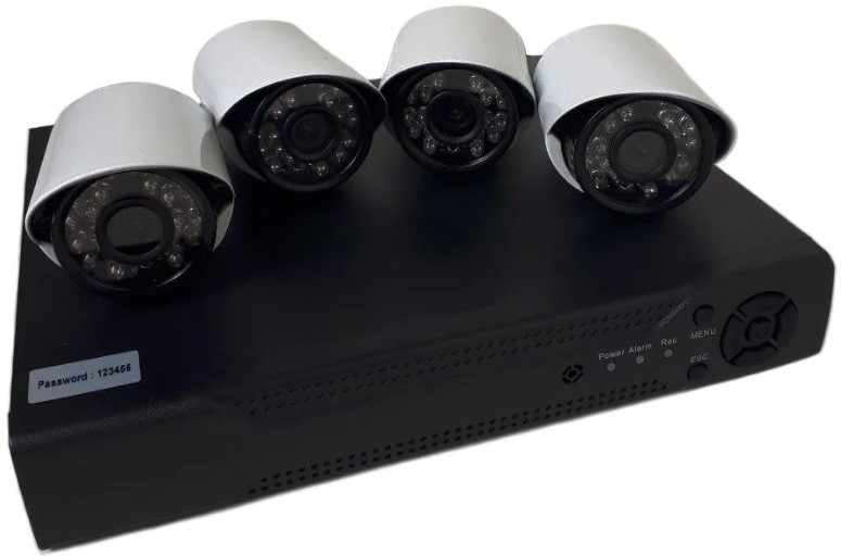 Комплект видеонаблюдения UKC DVR KIT 520 AHD 4ch Gibrid 6932, 4 камеры .