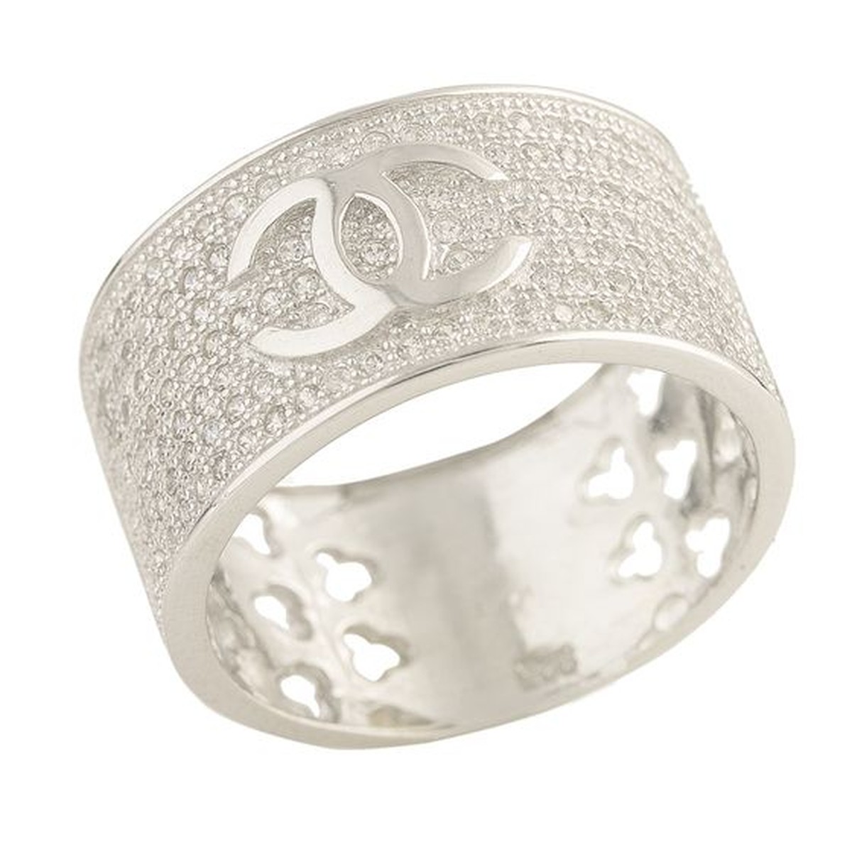 

Серебряное кольцо SilverLine с фианитами 16.5 размер