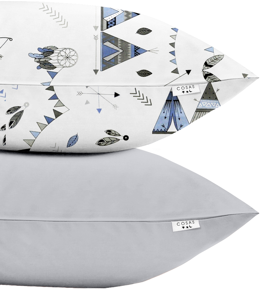 

Набор наволочек Cosas WigwamDream Grey 50х70 2 шт (Set_Pillow_WigwamDream_Grey_50х70)
