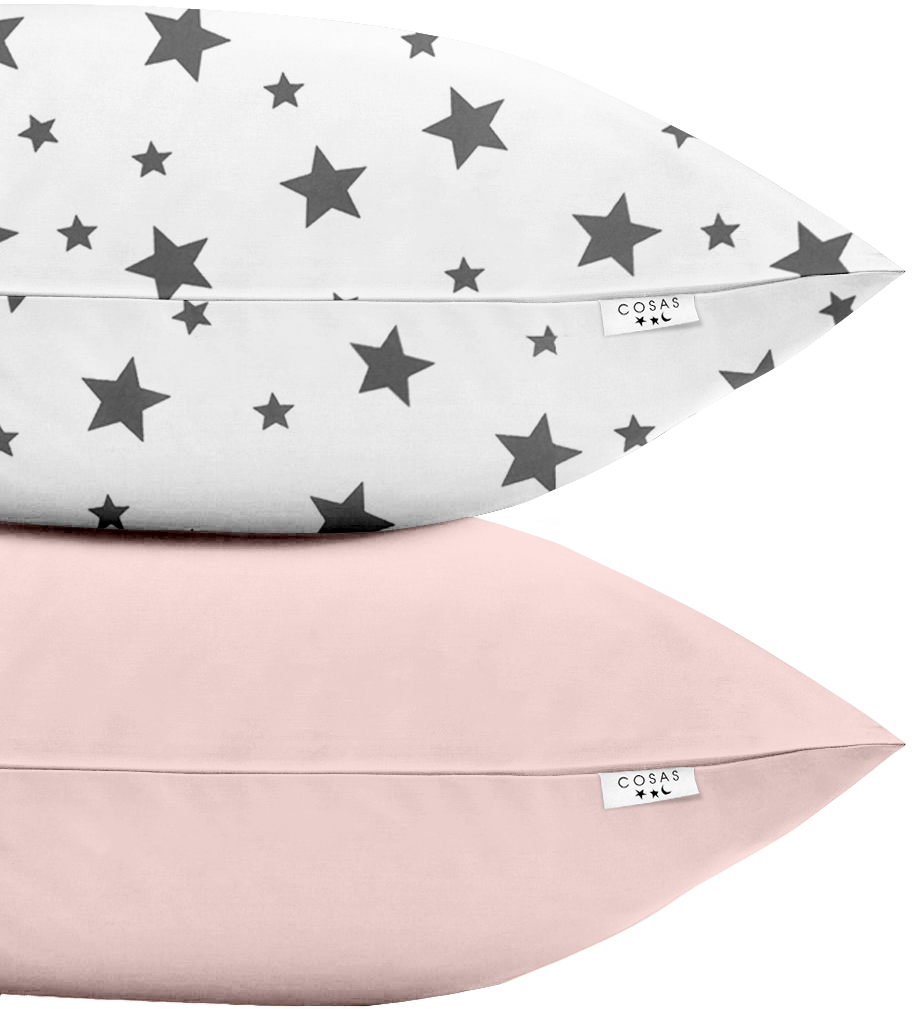 

Набор наволочек Cosas StarBigGrey Rose 50х70 2 шт (SetPillow_StarBigGrey_Rose_50х70)