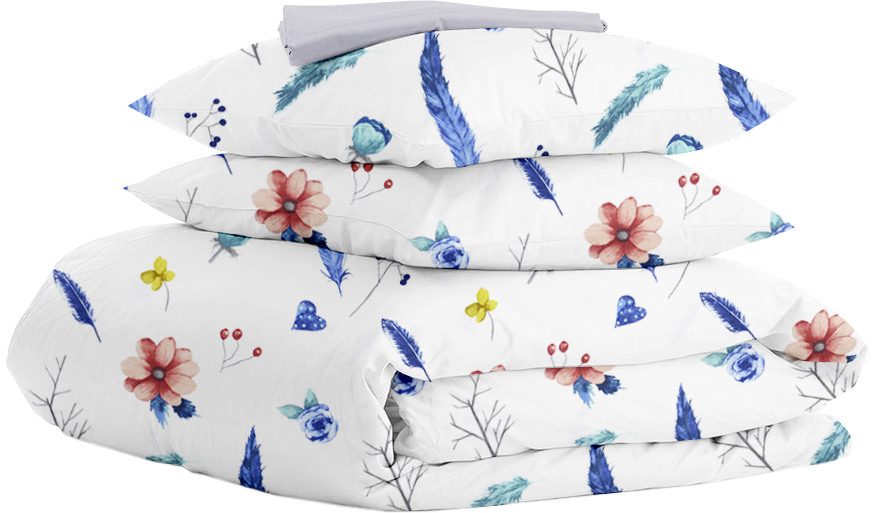 

Комплект постельного белья Cosas Aquarelle Grey 155х215