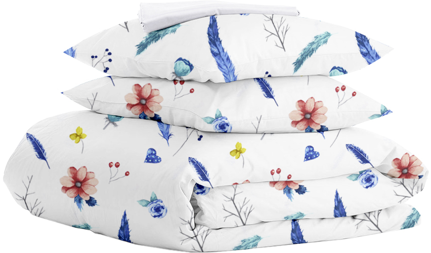 

Комплект постельного белья Cosas Aquarelle White 160х220