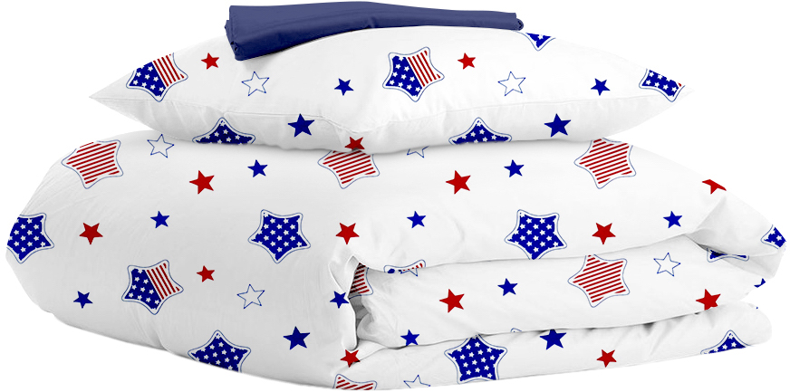 

Комплект постельного белья Cosas StarAmerica El160-DBlue 180х220 (StarAmerica_El160-DBlue_180)