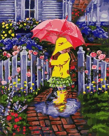 

Картина по номерам AS0764 Дощовий день, 40x50 см., ArtStory