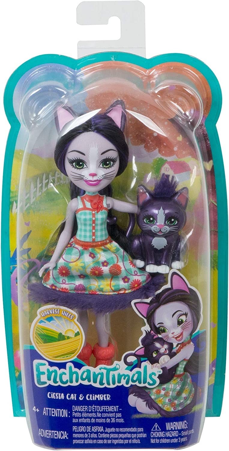 Игровой набор с куклой Enchantimals Ciesta Cat and Climber Кошка Сиеста и  Альберт (GJX40) – фото, отзывы, характеристики в интернет-магазине ROZETKA  от продавца: VRS | Купить в Украине: Киеве, Харькове, Днепре, Одессе,