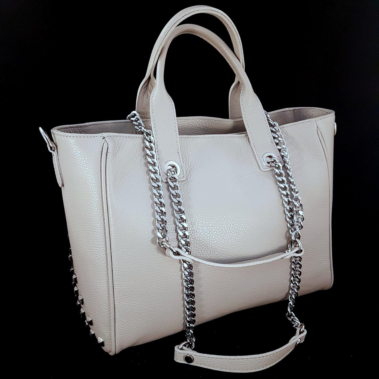 

Сумка женская из натуральной кожи Leather Country 4093967 Светло-серый