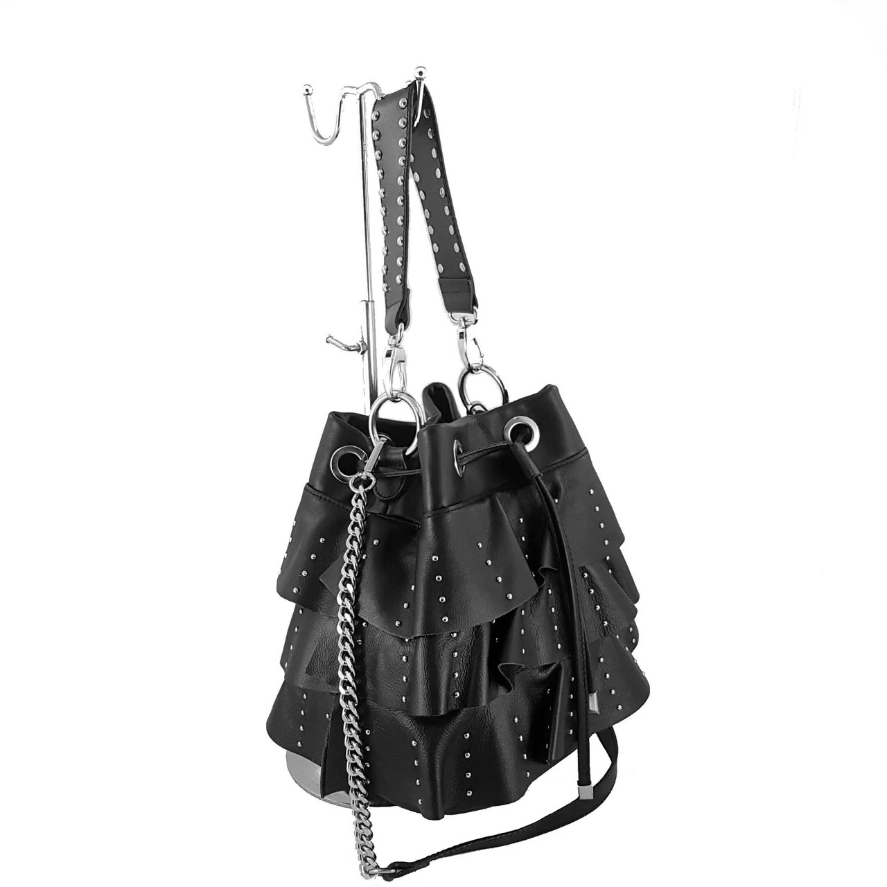

Сумка женская черная из натуральной кожи Leather Country 2714