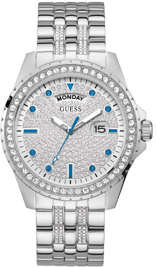 

Наручные часы GUESS серебристые
