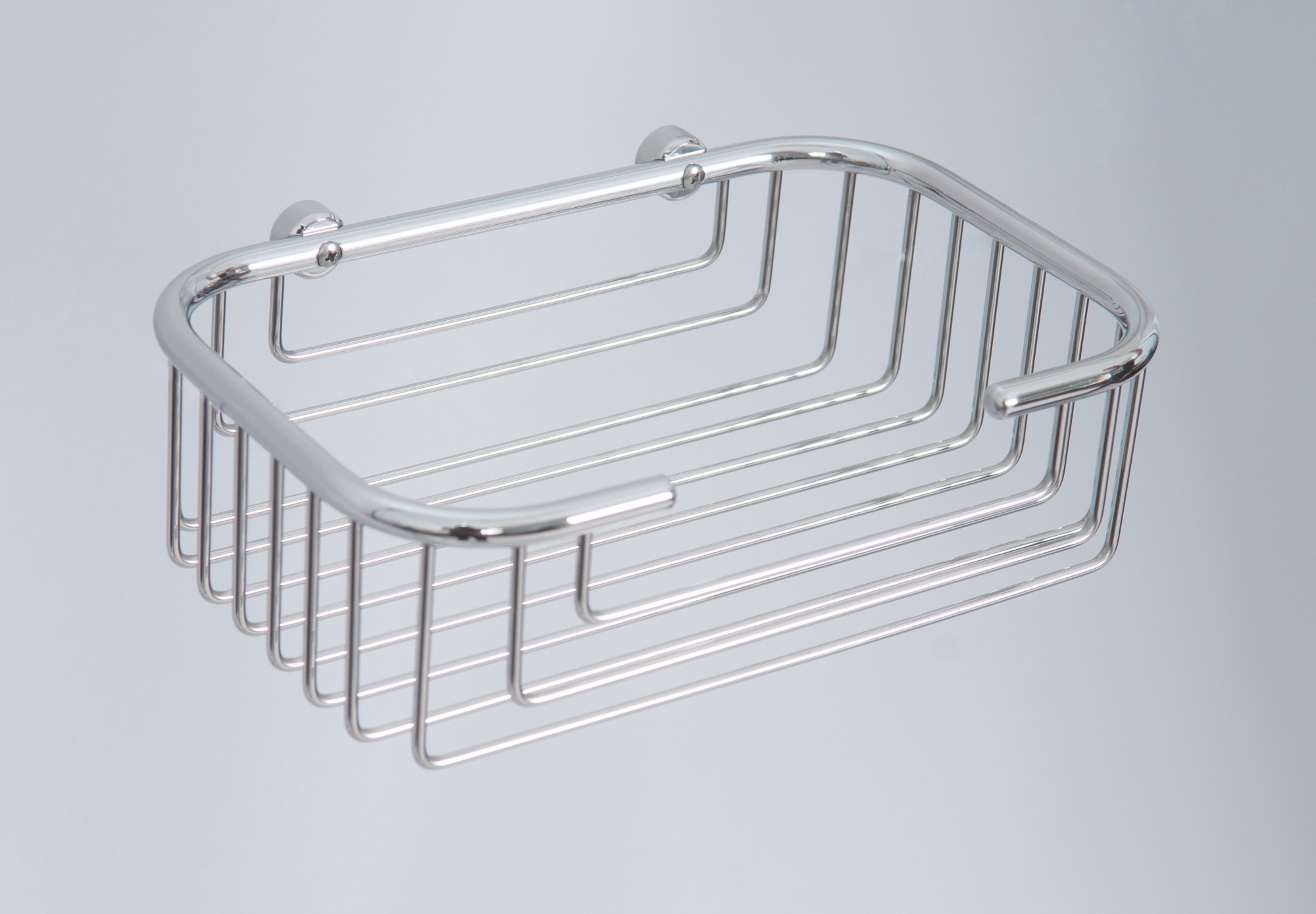 

Полка-решётка прямая одинарная STEEL HAMMER серый зеркальная полировка 200x130 BR-110P