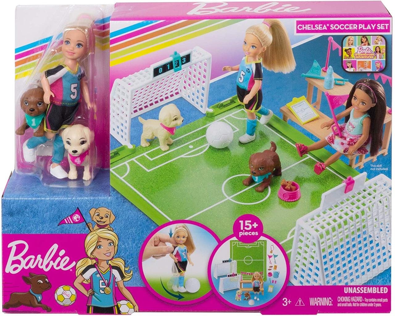 Кукла Барби Челси игра в футбол Barbie Dreamhouse Chelsea Soccer Playset  GHK37 – фото, отзывы, характеристики в интернет-магазине ROZETKA от  продавца: ToysBabyHit | Купить в Украине: Киеве, Харькове, Днепре, Одессе,  Запорожье, Львове