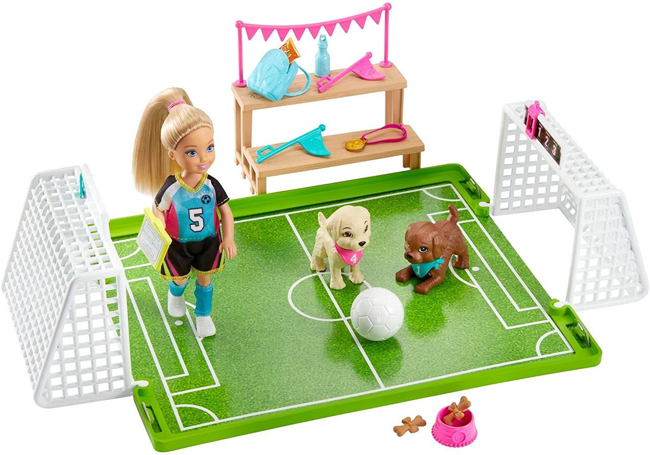 Кукла Барби Челси игра в футбол Barbie Dreamhouse Chelsea Soccer Playset  GHK37 – фото, отзывы, характеристики в интернет-магазине ROZETKA от  продавца: ToysBabyHit | Купить в Украине: Киеве, Харькове, Днепре, Одессе,  Запорожье, Львове