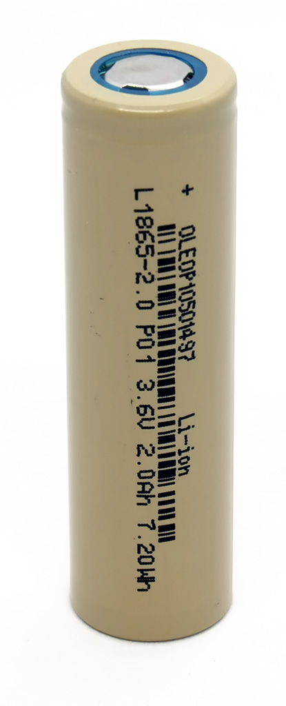 Аккумулятор 18650 литий-ионный (Li-Ion) Lithplus L1865-2.0, 2000mAh ...