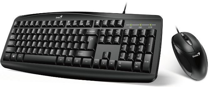 

Комплект проводной Genius Smart KM-200 USB Black Ukr