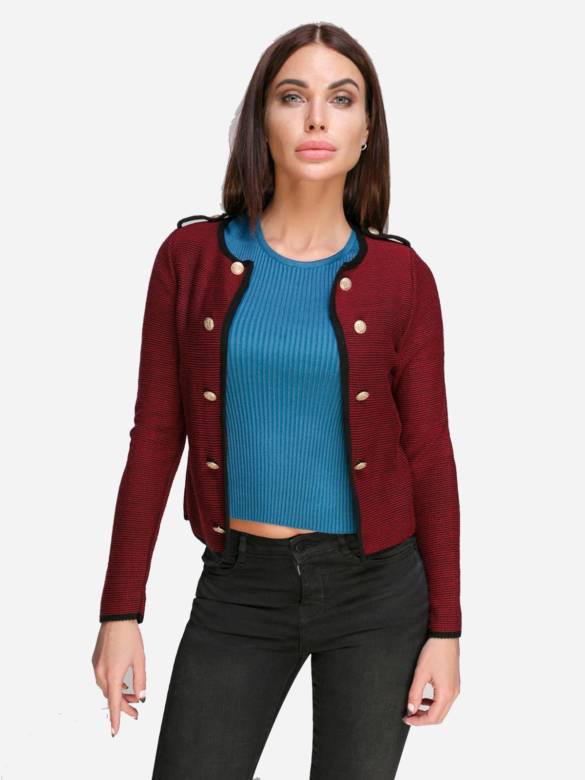

Кардиган Stradivarius 5161/800/150 M Бордовый
