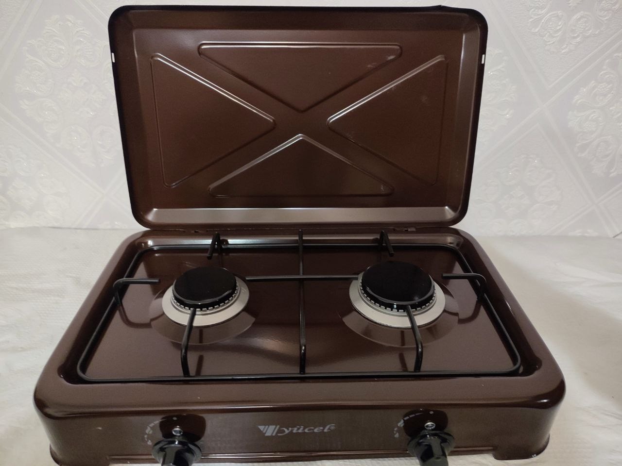 Таганок газовый Yucel O-200-LPG_brown / 2 конфорки – фото, отзывы ...