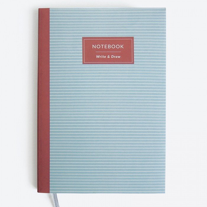 

Блокнот Gifty "Write&Draw Blue Stripes" L
