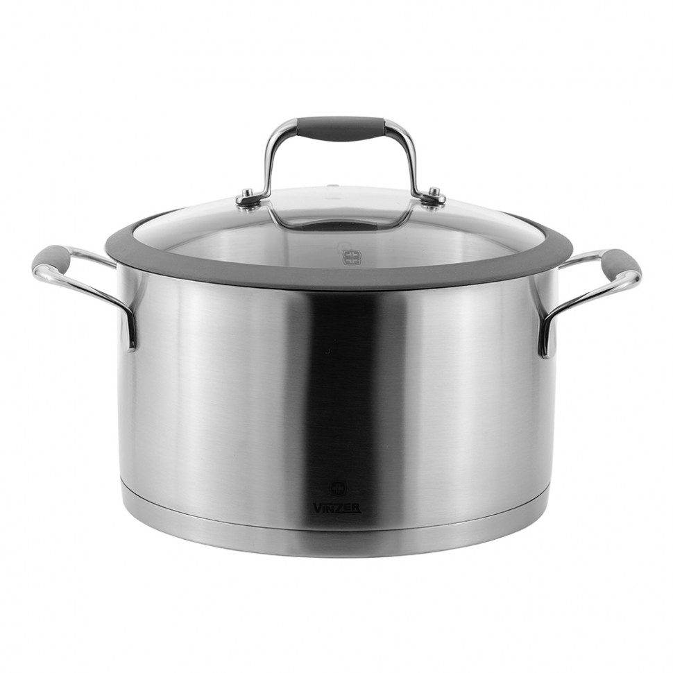 

Кастрюля с крышкой Vinzer Profi (5.9 л)