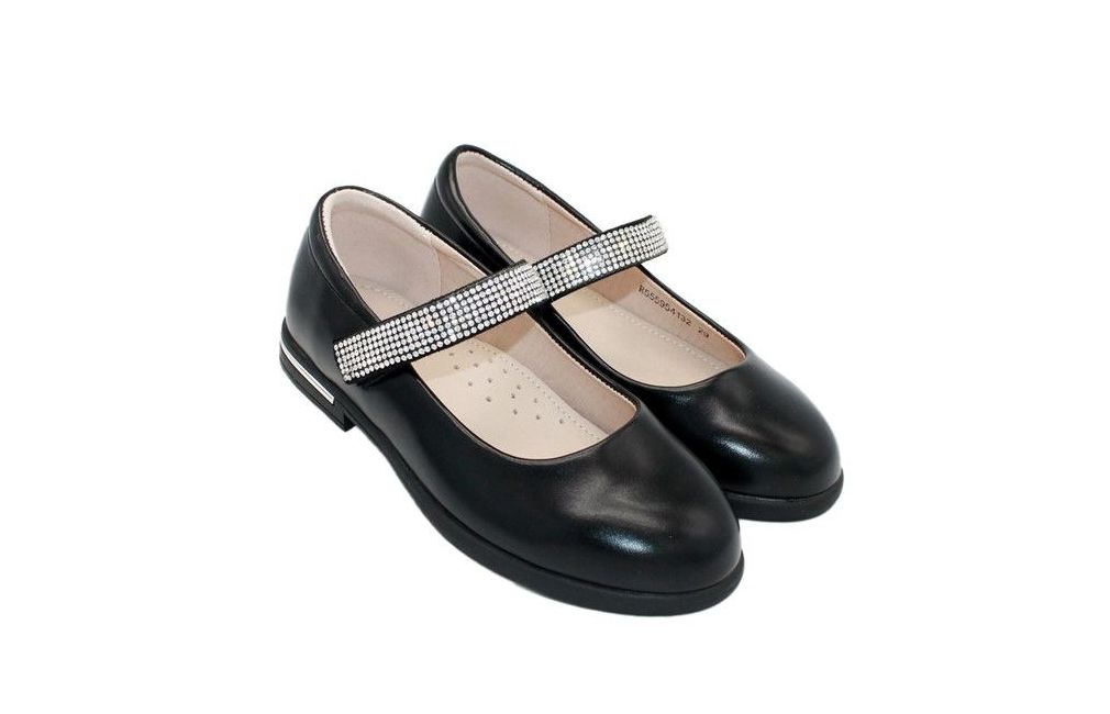 

Туфли Weestep 33(р) чёрного цвета с камнями. (R555-138)
