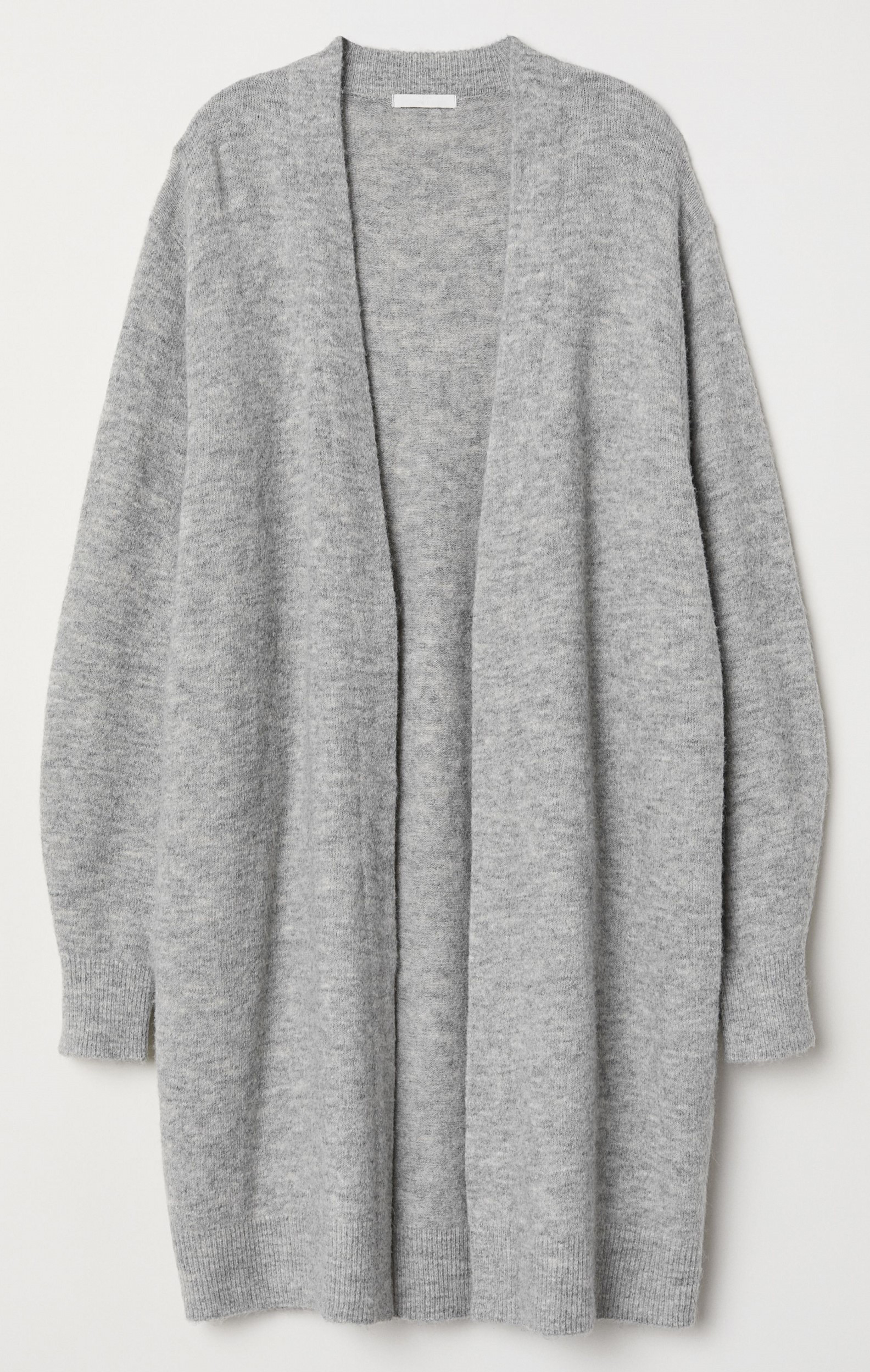 

Кардиган H&M 6605998 S Светло-серый меланж