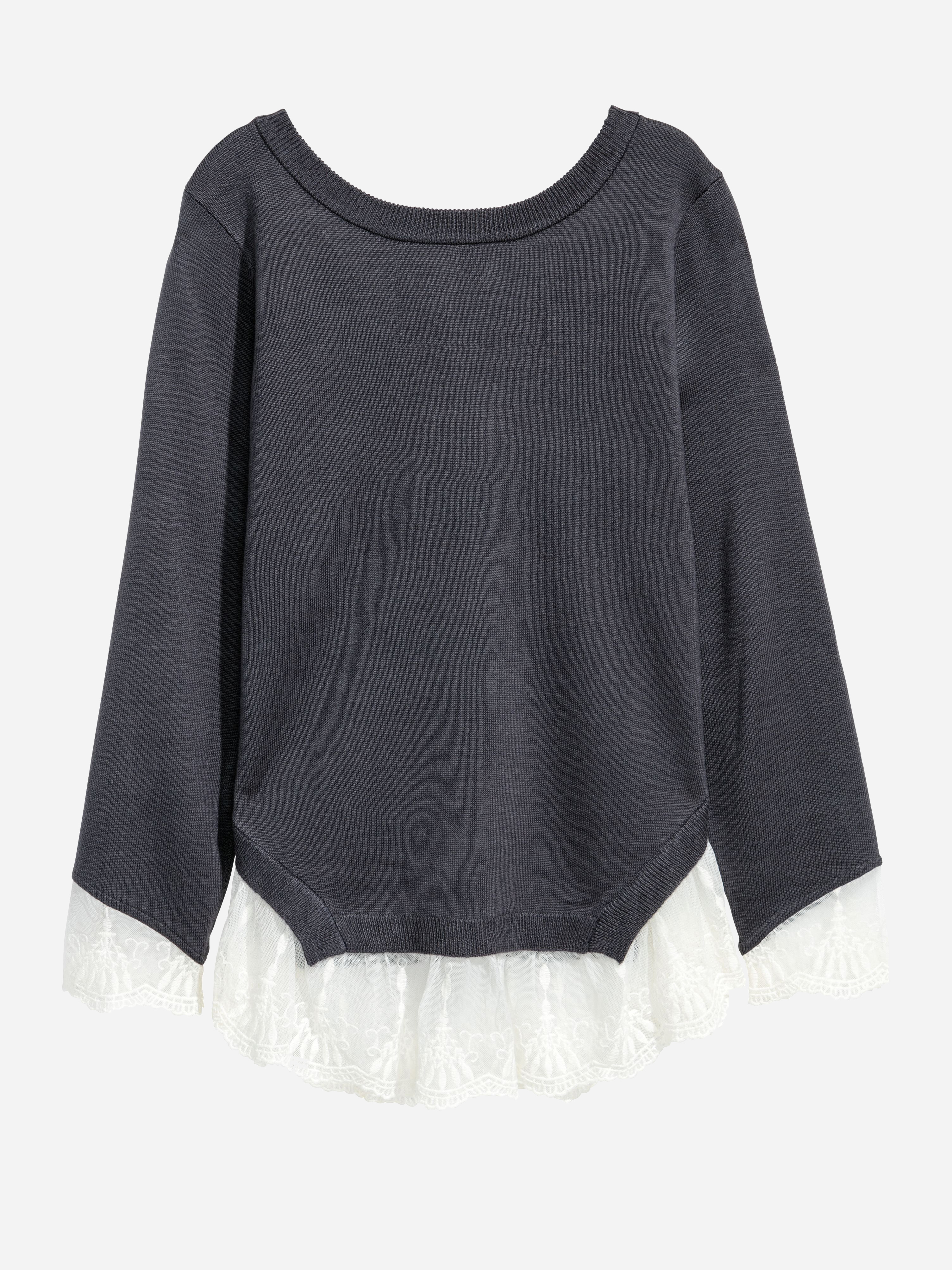 

Джемпер H&M 5796957 S Темно-серо-синий