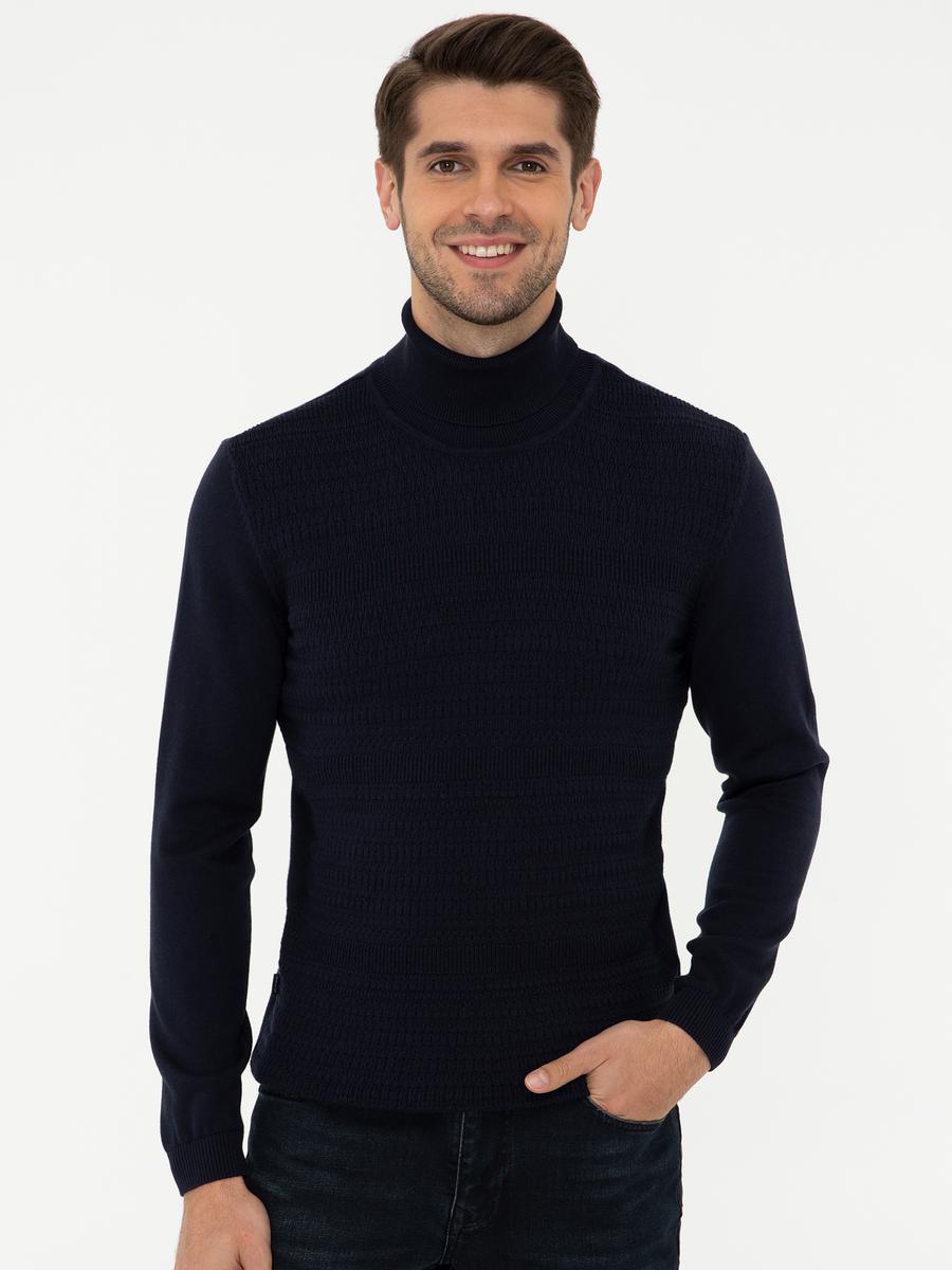 Водолазка Pierre Cardin G021SZ0TK-000-1388104 L Темно-синяя – низкие ...