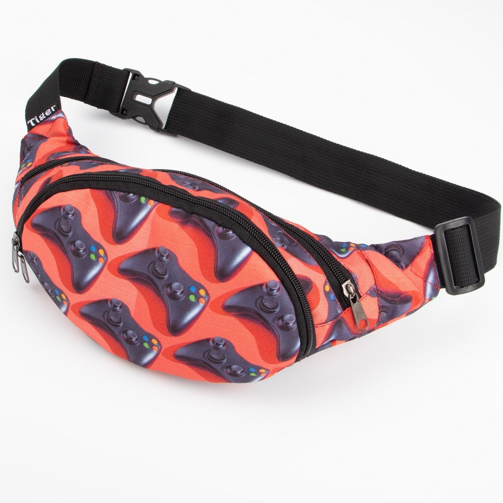 

Сумка на пояс (бананка) Tiger Moon Print+ Джойстик