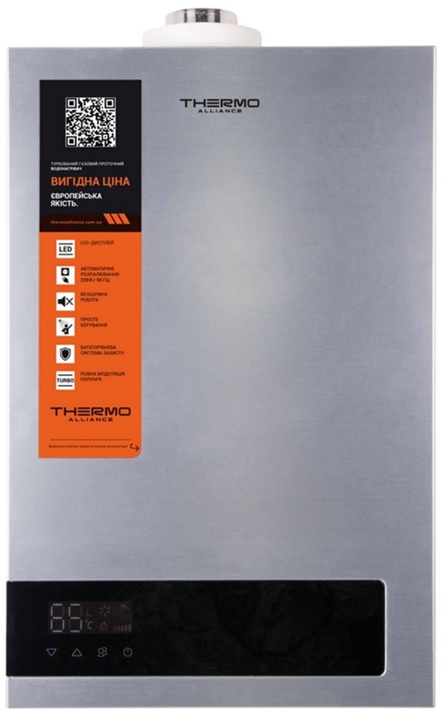 

Газовый проточный водонагреватель Thermo Alliance JSG20-10ETP18 Silver