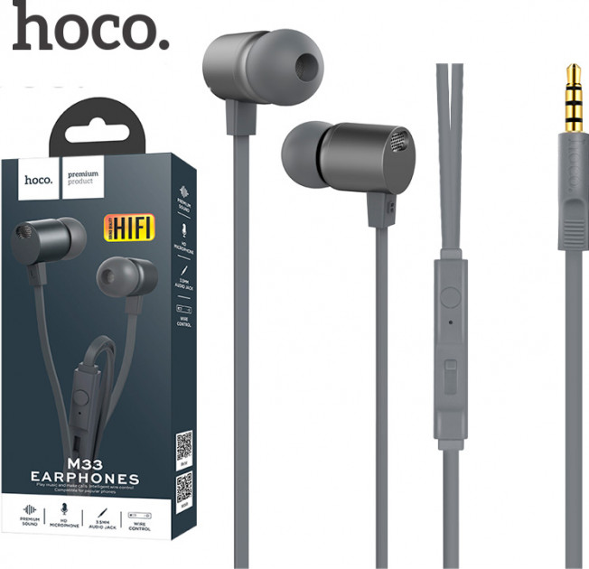 

Наушники Hoco M33 Grey