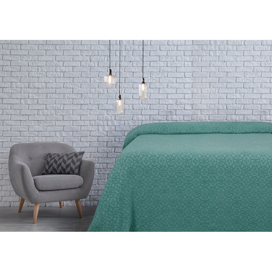 

Простынь махровая Lotus - Deco изумруд 200*220