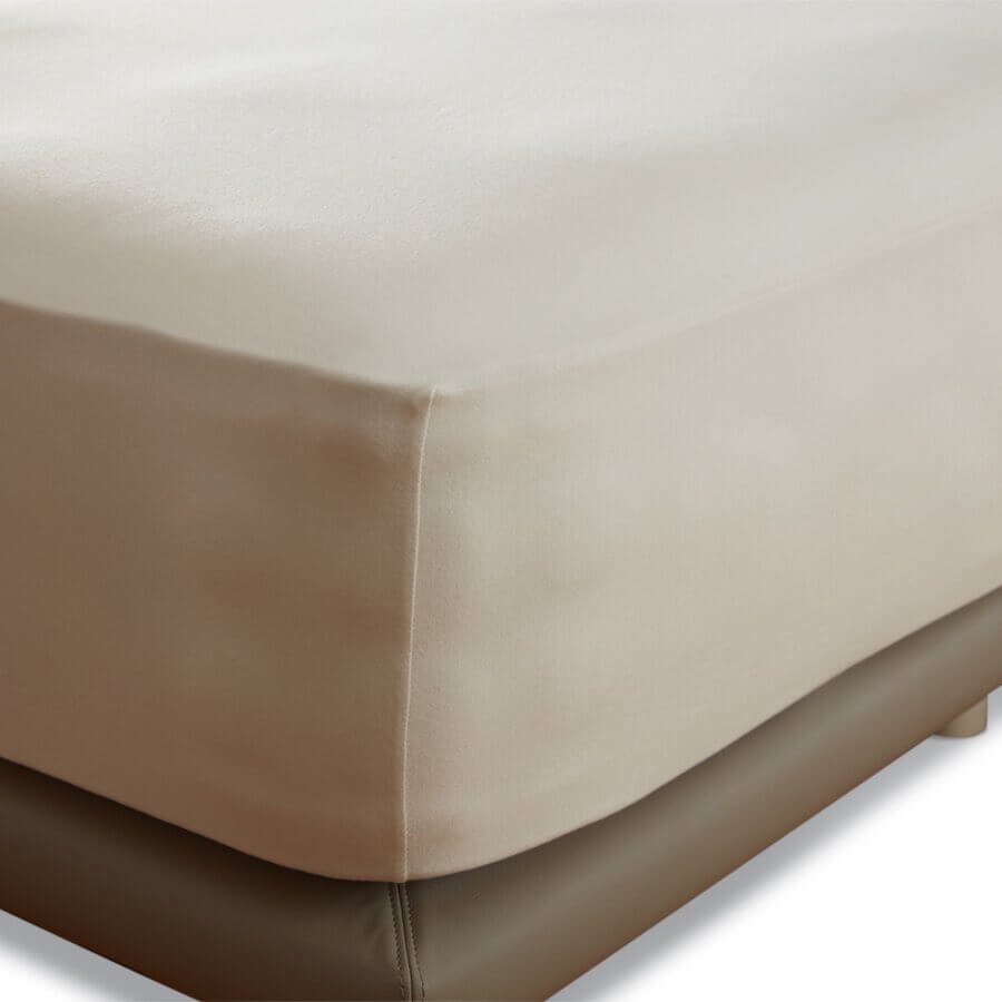 

Простынь на резинке Penelope - Tender cream кремовый 160*200+40