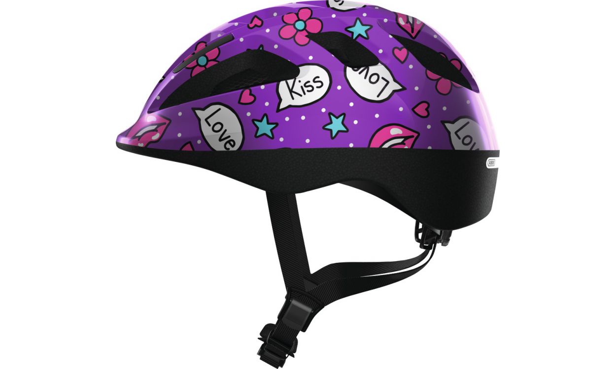 

Велосипедный детский шлем ABUS SMOOTY 2.0 Purple Kisses S (45-50 см) (818561)