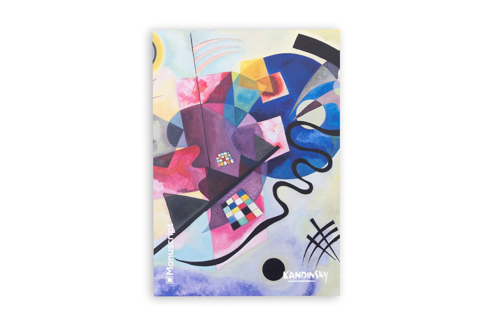 

Скетчбук Kandinsky 1925 A5 Чистые 80 страниц с открытым переплетом