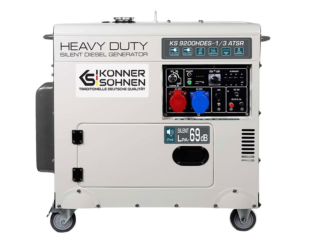 Дизельний генератор Könner & Söhnen KS 9200HDES-1/3 ATSR (EURO V) 7.5 .
