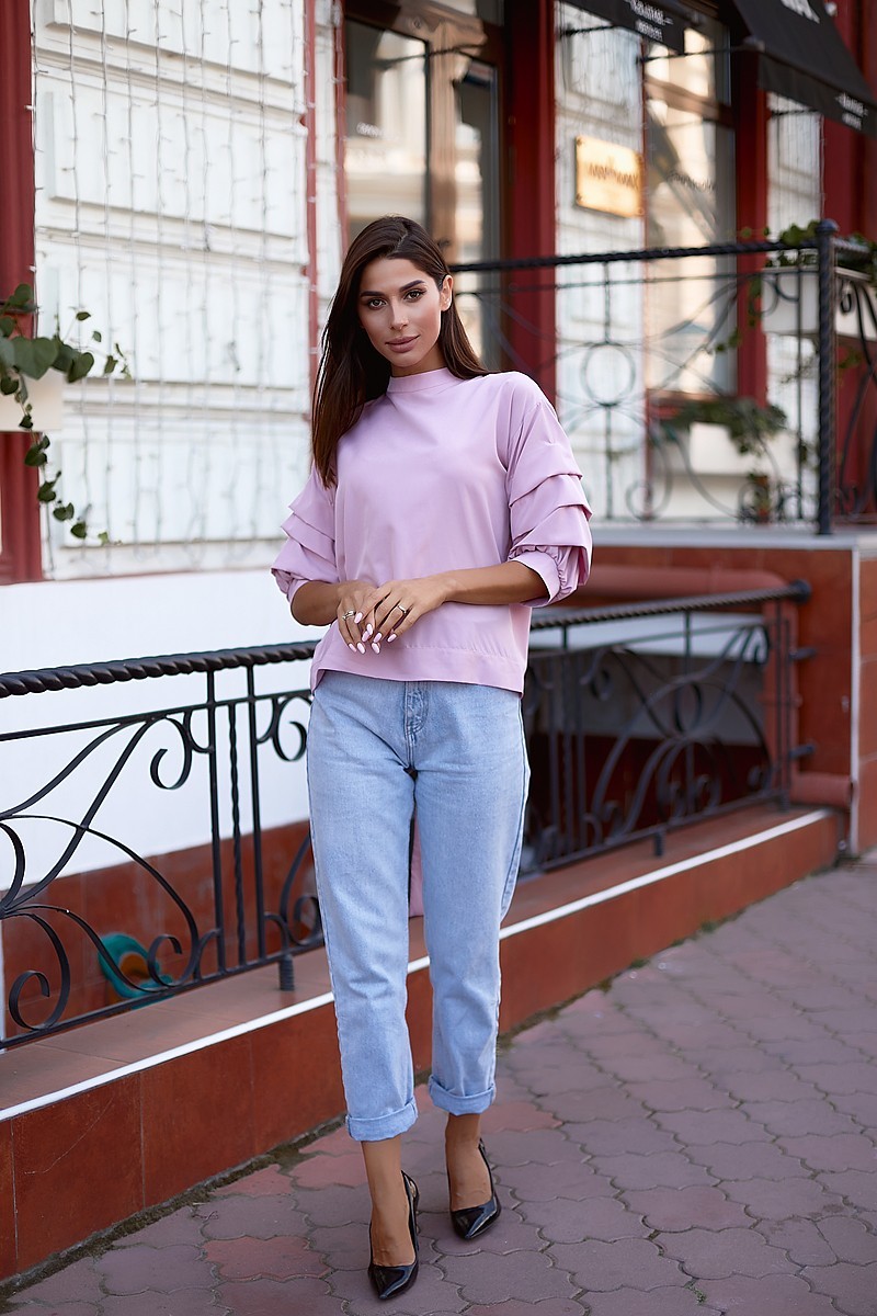 

Блузка REMISE STORE V335  пудровый, Блузка REMISE STORE V335 L пудровый