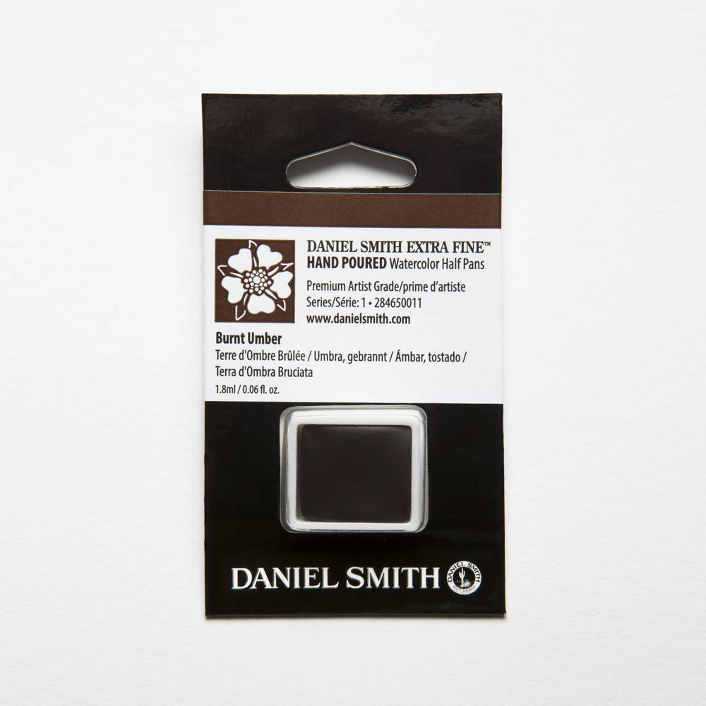 

Акварельная краска Daniel Smith Burnt Umber, кювета 1,8 мл