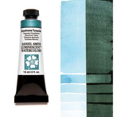 

Краска акварельная Daniel Smith 15 мл Duochrome Turquoise