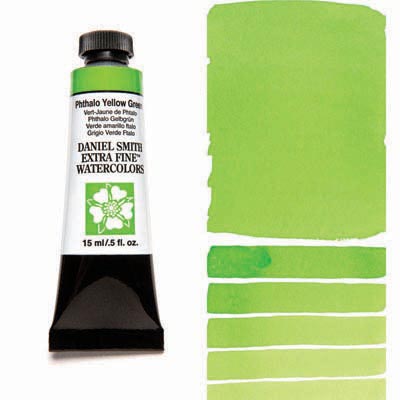 

Краска акварельная Daniel Smith 15 мл Phthalo Yellow Green