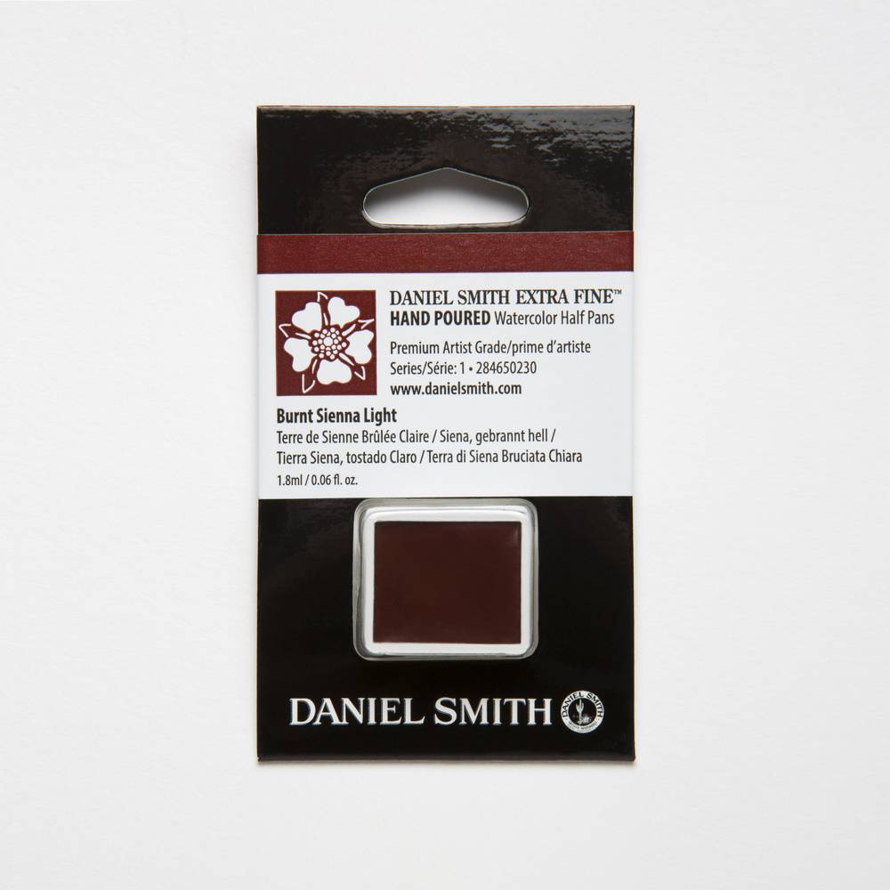 

Акварельная краска Daniel Smith Burnt Sienna Light, кювета 1,8 мл