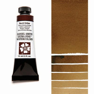 

Краска акварельная Daniel Smith 15 мл Burnt Umber