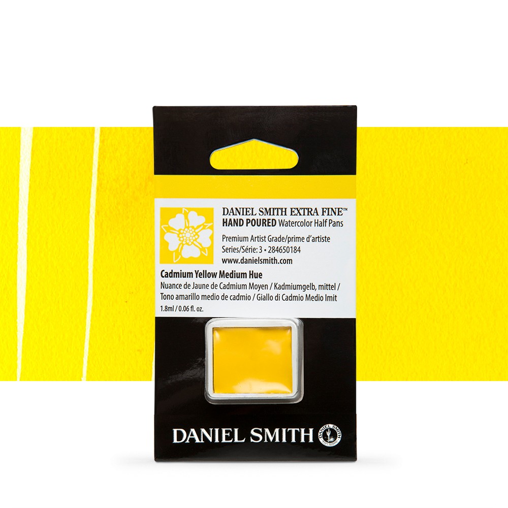 

Акварельная краска Daniel Smith Cadmium Yellow Medium Hue, кювета 1,8 мл