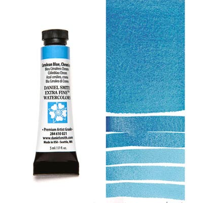 

Краска акварельная Daniel Smith 5 мл Cerulean Blue Chromium