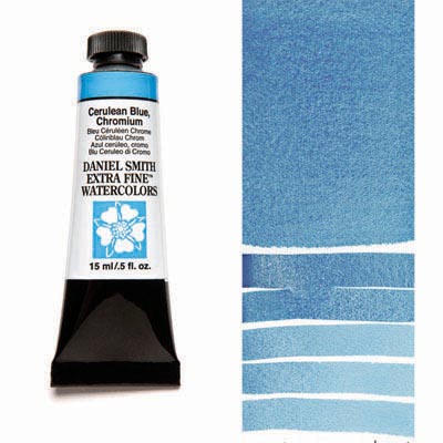 

Краска акварельная Daniel Smith 15 мл Cerulean Blue Chromium