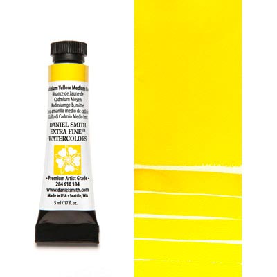 

Краска акварельная Daniel Smith 5мл Cadmium Yellow Medium Hue