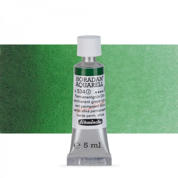 

Акварель Schmincke Horadam Aquarell 5 мл permanent green olive