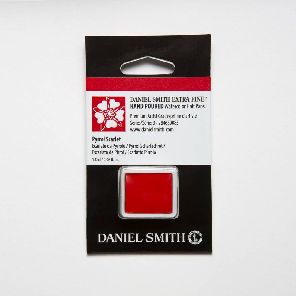 

Акварельная краска Daniel Smith Pyrrol Scarlet, кювета 1,8 мл