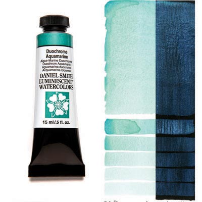 

Краска акварельная Daniel Smith 15 мл Duochrome Aquamarine