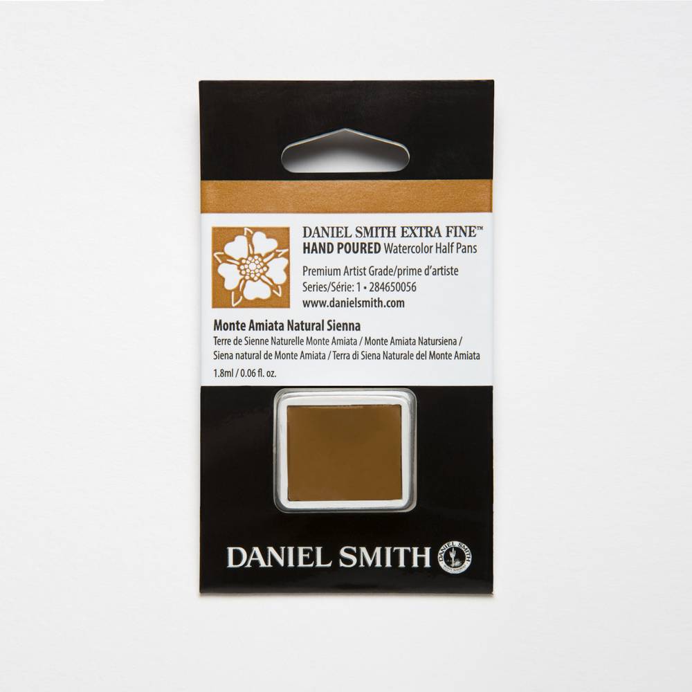 

Акварельная краска Daniel Smith Monte Amiata Natural Sienna, кювета 1,8 мл